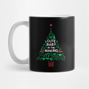 Cute Baby In The Making - Christmas Gift Mug